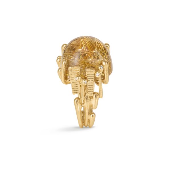 OLE LYNGGAARD COPENHAGEN Ring BoHo Large Rutil